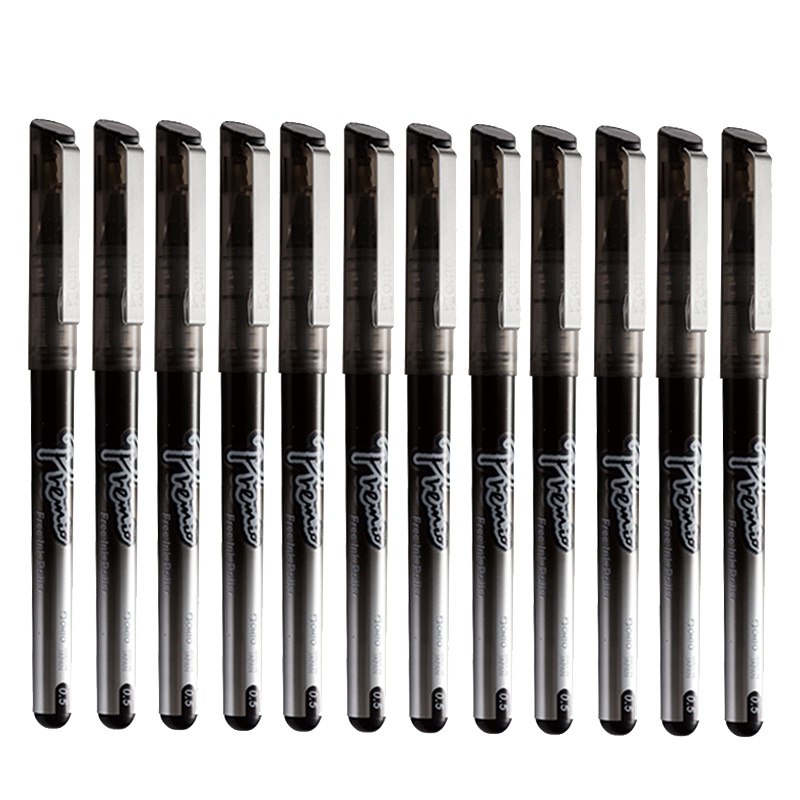 日本进口乐多(OHTO)CFR-155PA 0.5mm直液式水性笔12支/盒 Premio荣耀系列签字笔 墨水笔 笔类