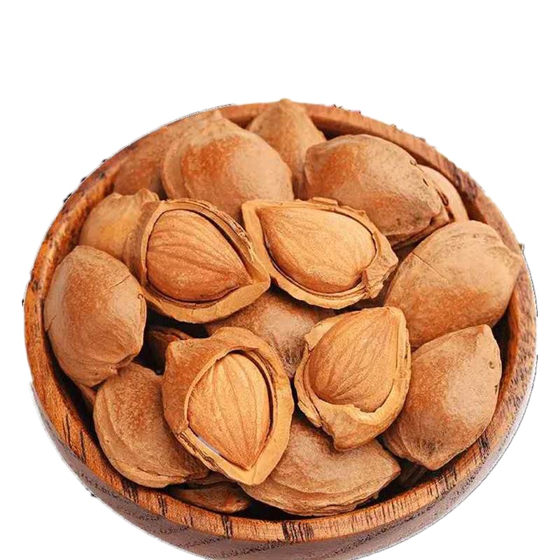 1斤(500g) 薄壳开口杏核手剥杏仁坚果3斤2斤250g小白杏干果零食批发非巴旦木