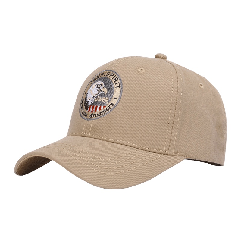 JEEP SPIRIT吉普帽子2021新款韩版百搭鸭舌帽男户外休闲运动男士棒球帽