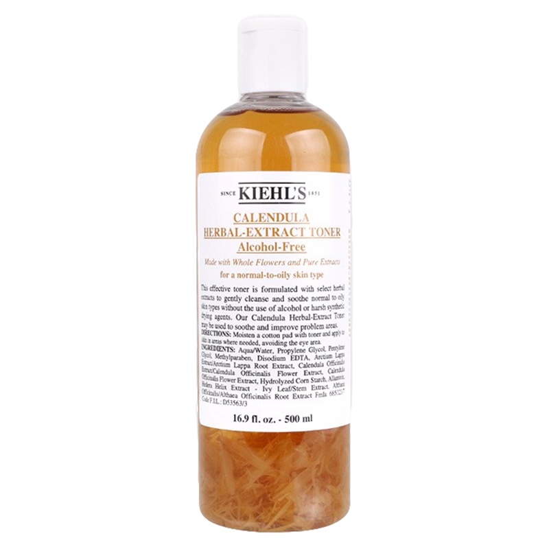 Kiehl's 科颜氏 金盏花水 250ml 金盏花大明星爽肤水 调理舒缓肌肤 淡化痘印 敏感痘痘肌必备