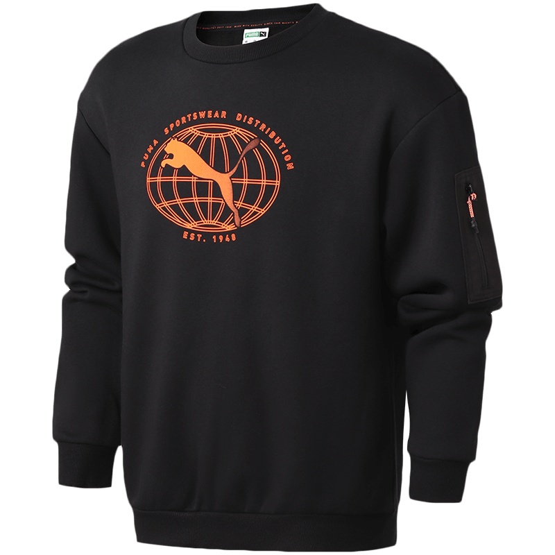 PUMA彪马男装运动服休闲针织圆领卫衣530291