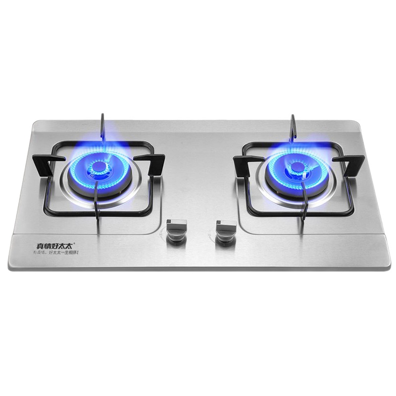 真情好太太Q202燃气灶 天然气灶 嵌入式灶 双灶台嵌两用煤气炉 不锈钢燃气炉台式灶具 (天然气)