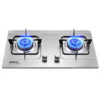 真情好太太Q202燃气灶 天然气灶 嵌入式灶 双灶台嵌两用煤气炉 不锈钢燃气炉台式灶具 (天然气)