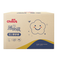 雀氏(Chiaus)薄快吸学步裤 纤薄透气 强力锁水 不易断层起坨 男女宝宝婴 拉拉裤-L104