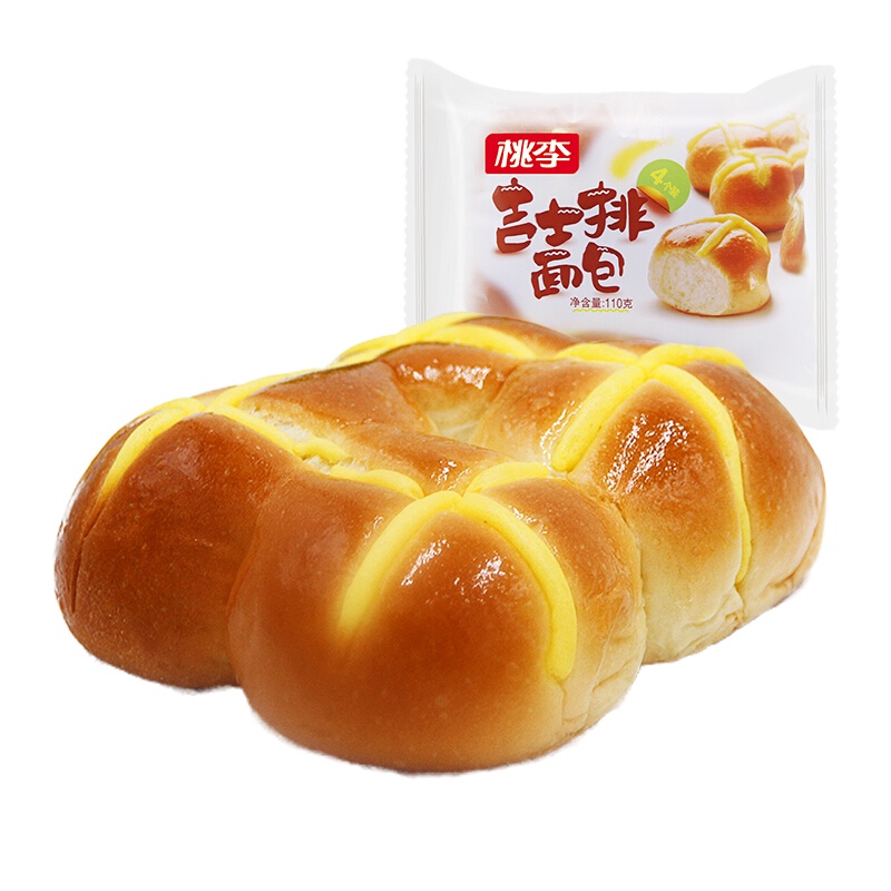 桃李黄金吉士排筒装100g