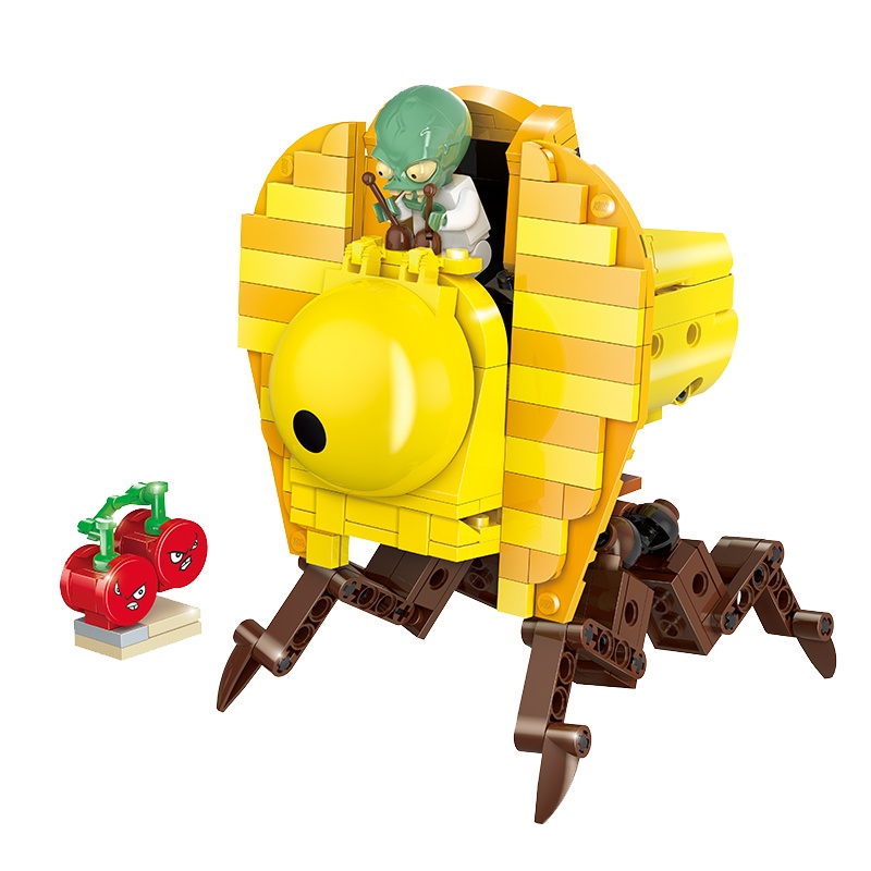 古迪植物大战僵尸拼装积木60004沙漠座驾