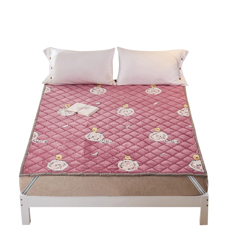 北极绒(Bejirog)家纺 水晶绒床垫软垫床褥褥子垫被双人家用宿舍加厚垫子保护垫薄款