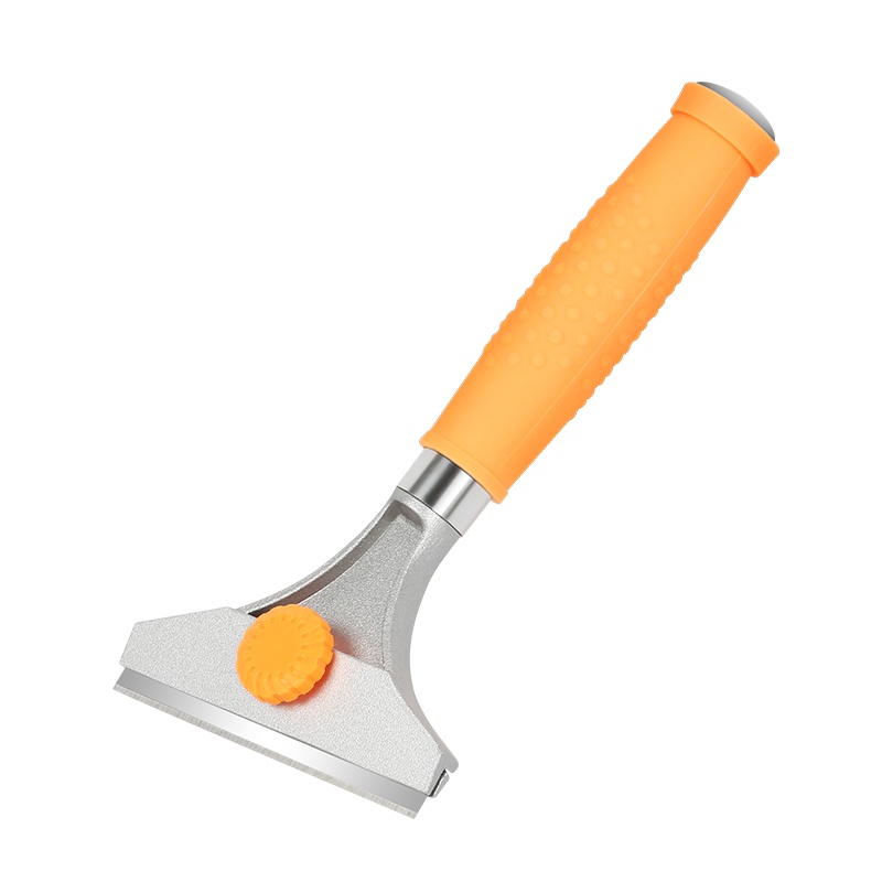 吉米家居 JM-G28001 家用清洁刮污铲刀 装修工具 铲墙皮地板瓷砖玻璃除胶保洁 轻型长200mm 送刀片5片