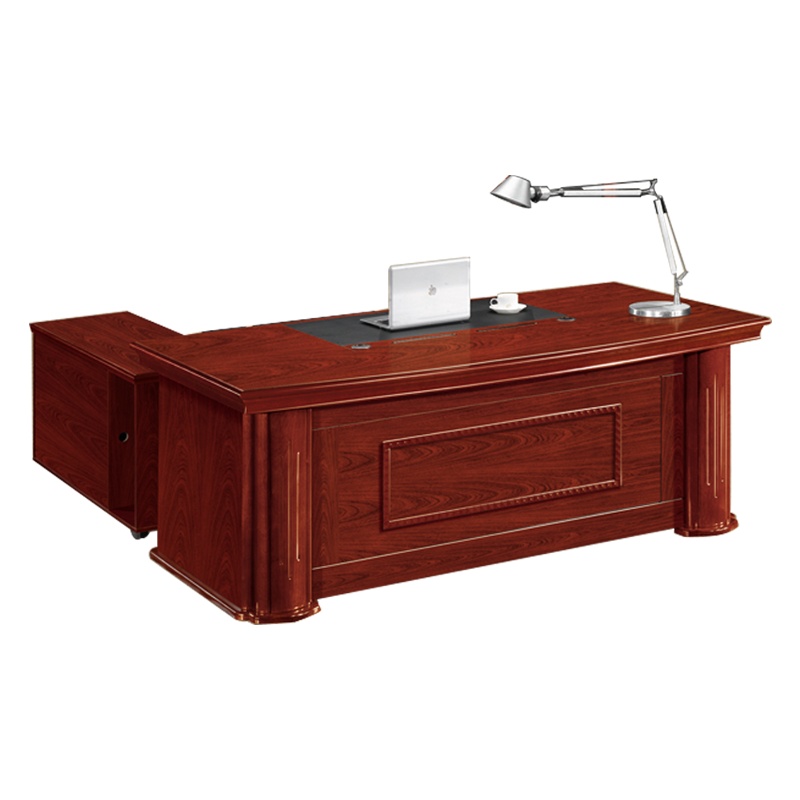 钜晟办公桌1.8米油漆中班台JS-J4918弧