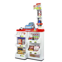 怡多贝evtto 儿童过家家厨房女孩宝宝3-4-5-6岁超市玩具购物手推车收银机套装