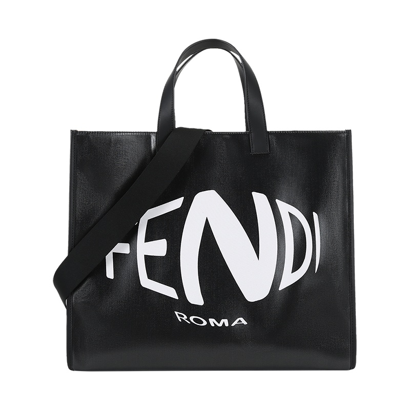 FENDI 男士 釉光帆布手提单肩斜挎包托特包购物袋7VA390 AFSS