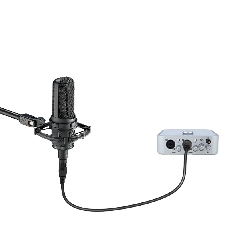 绿联AV130卡农线公对母话筒线功放卡侬音频线调音台电容麦克风转接线平衡音箱专业音响线插头连接线 15米