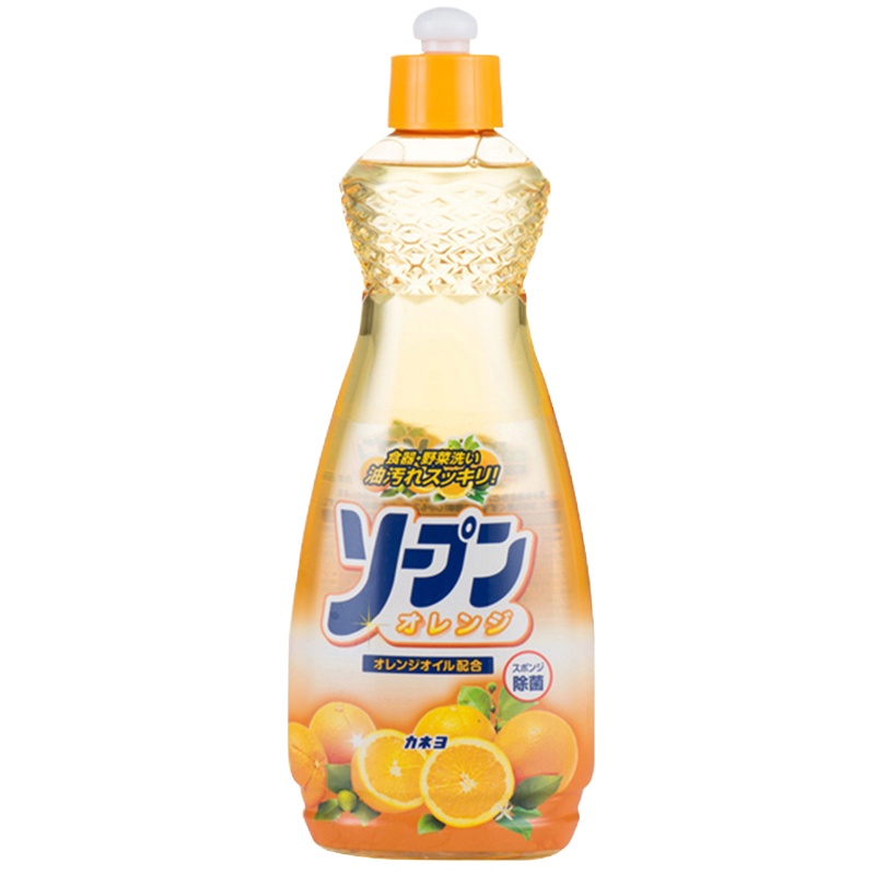 蔬菜清洗剂 厨房洗洁剂香橙精油配方600ml*5