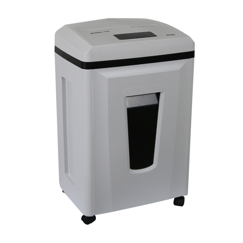 金典GD-9515碎纸机 碎纸15张3.8*40mm碎纸效果 22L纸箱容量 文件粉碎机 光盘破碎机 双入口大容量碎纸机