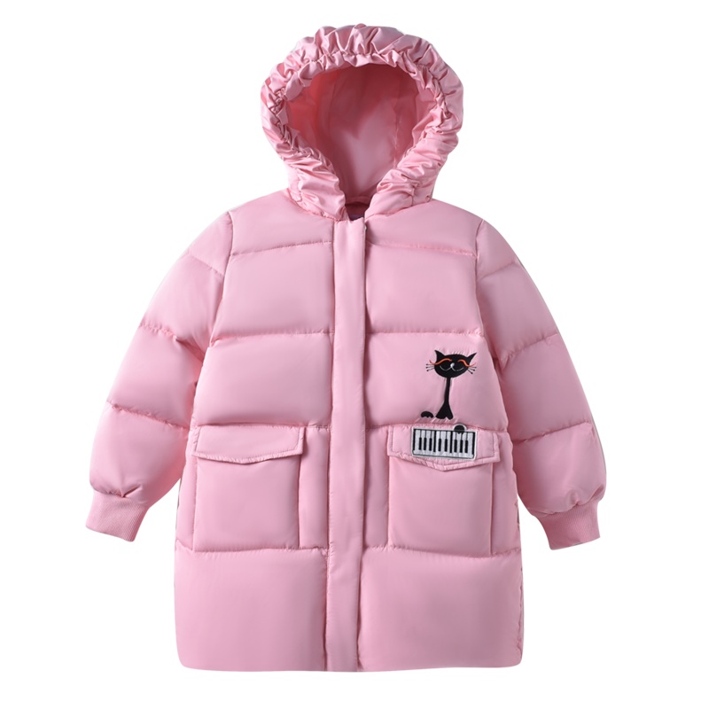 铅笔俱乐部童装2020秋冬新款女童长款羽绒服中大童外套儿童羽绒服