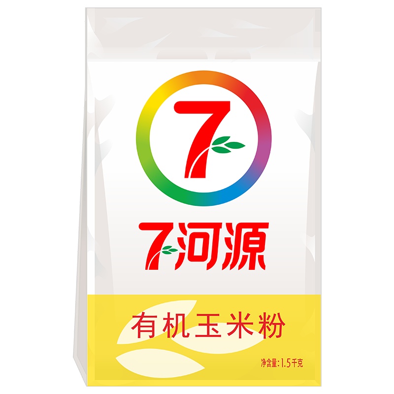 七河源有机玉米粉1.5kg 棒子面 窝窝头粉 玉米粉 有机面粉