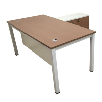DYUANS 东原1.6米办公桌板式主管桌钢木结构小班台DYZ01