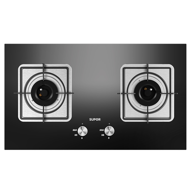 苏泊尔(SUPOR)5.0KW全进风大火力钢化玻璃燃气灶JZT-P10天然气煤气灶双灶台式嵌入式两用灶具大火力(天然气)