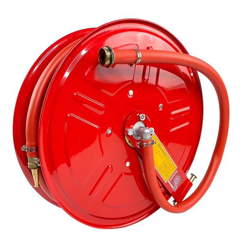 星浙安消防软管卷盘3C认证 消防水带自救卷盘消火栓水管橡胶管 消防器材 消防检查 消防卷盘25米