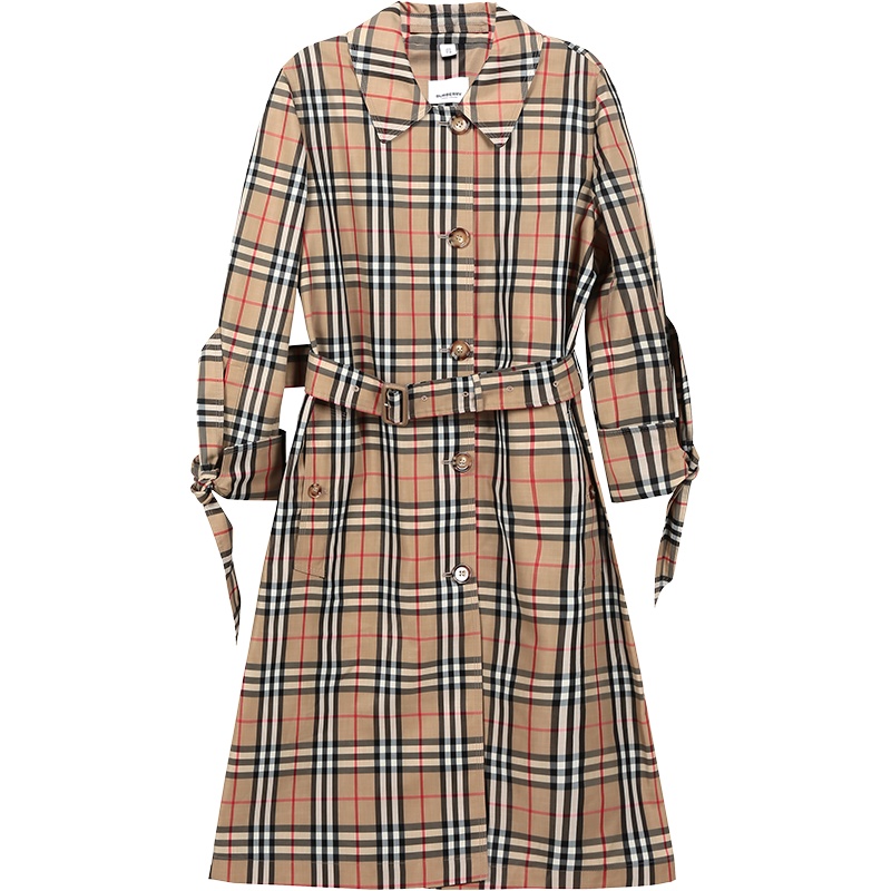 Burberry 博柏利 女款 聚酯纤维风衣外套 80322211