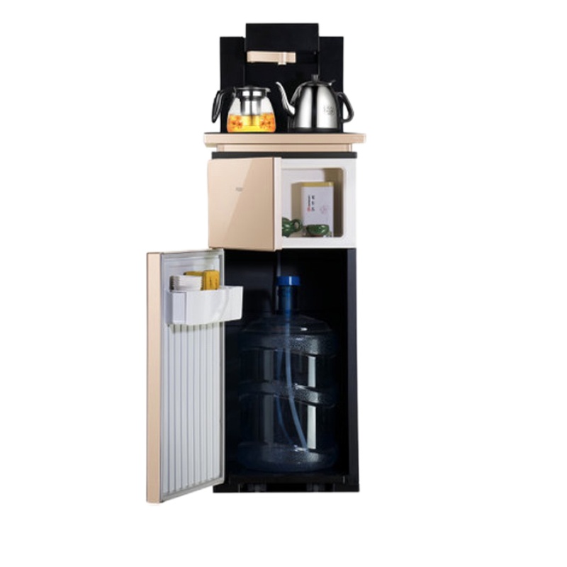 海尔(Haier) 茶吧机 YR1881-CB 家用饮水机下置式全自动上水饮水机立式(卡其金)