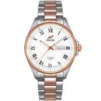 英纳格(ENICAR)蓝牌系列时尚简约休闲商务钢带自动机械男士手表168/50/355G