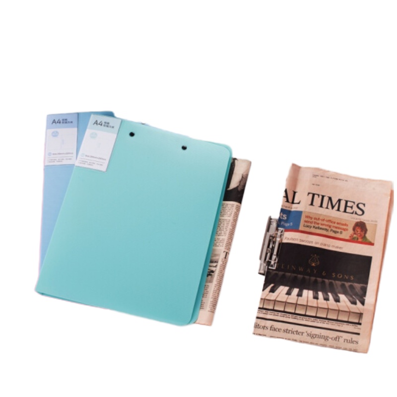 得力 亮彩系列 A4规格 pp材质强力双夹 金属弹力双夹 文件夹 5056