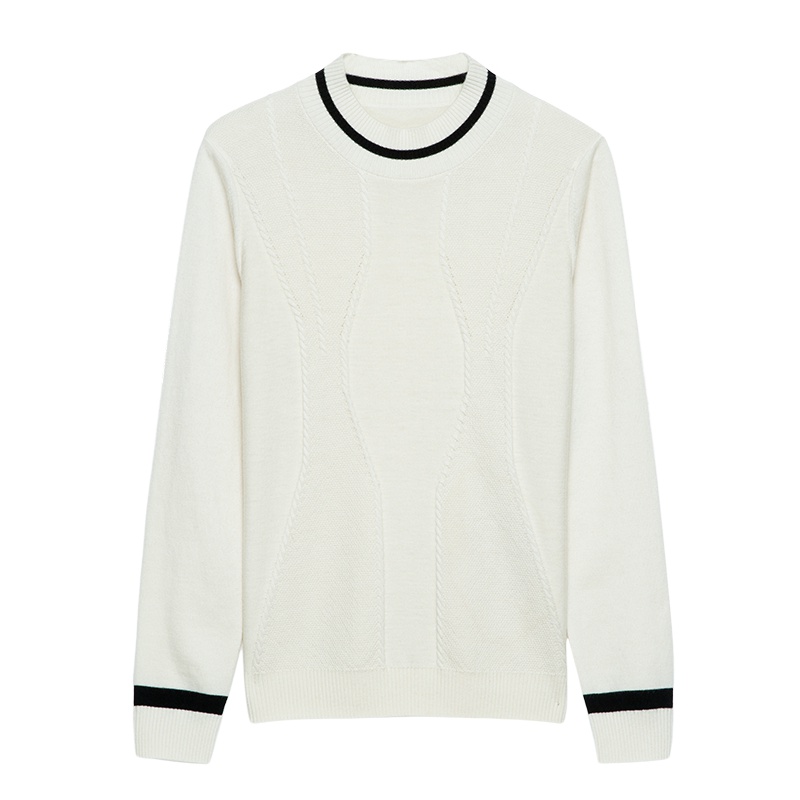 恒源祥女士羊毛衫秋冬款圆领纯羊毛打底针织衫毛衣女