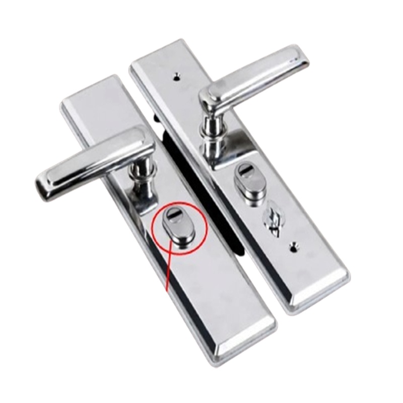 防盗门锁把手大门防盗门 法耐(FANAI)拉手面板304不锈钢通用型步阳盼盼保德安