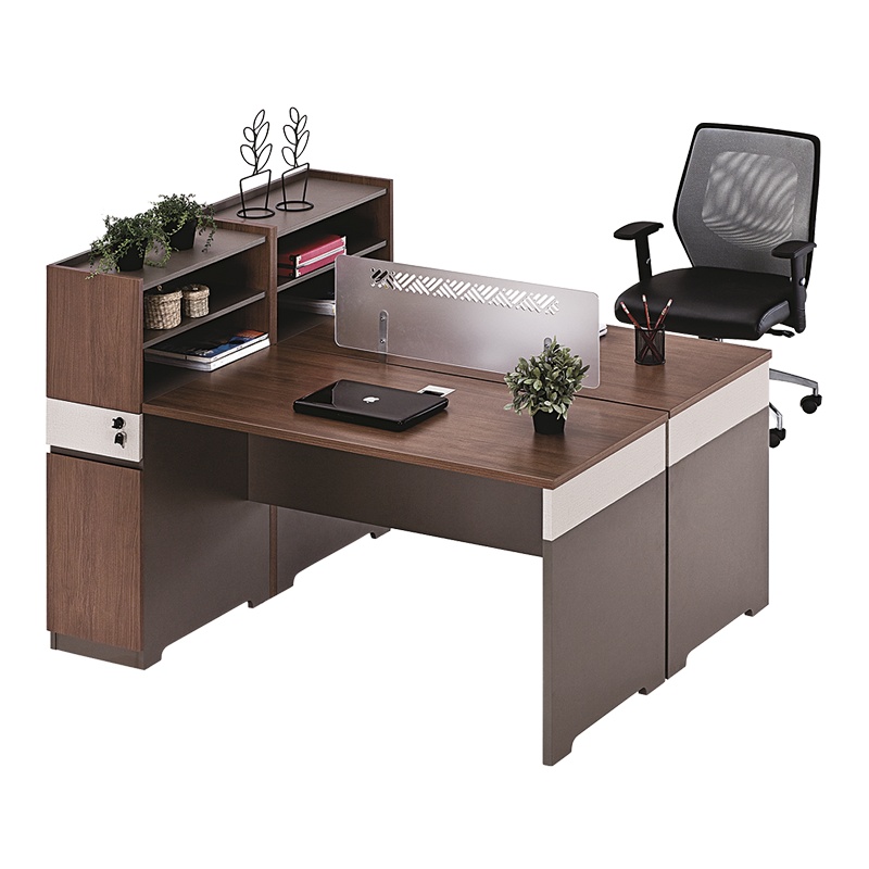 【藏书阁】办公家具2人职员办公桌简约现代2人员工桌财务桌