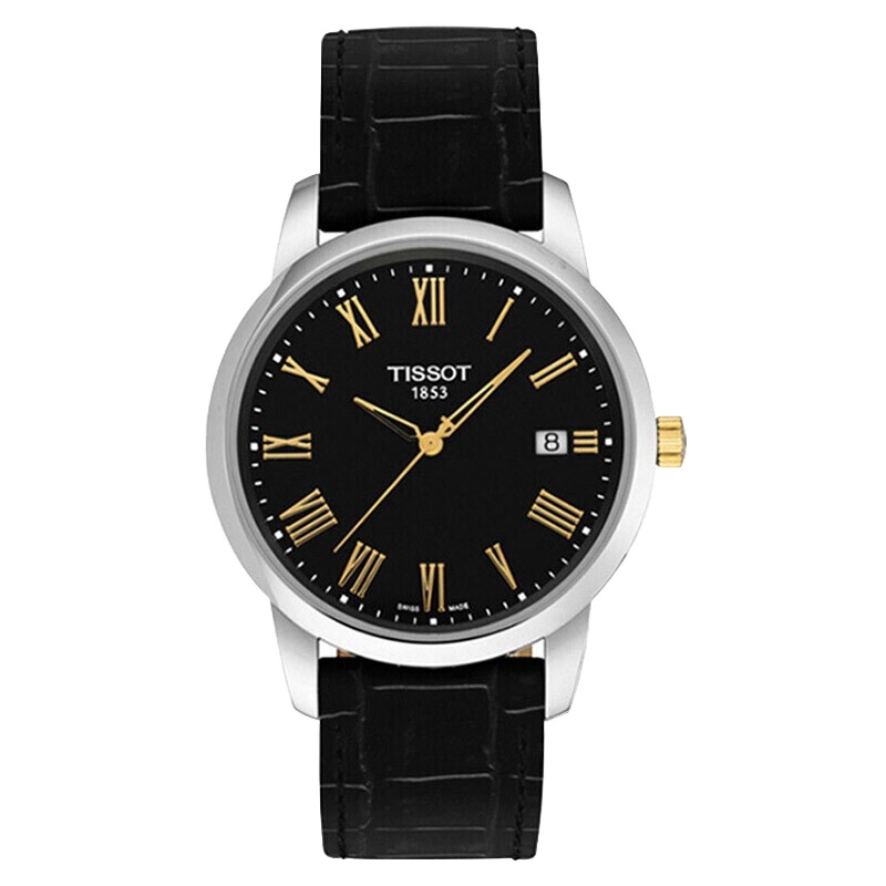 天梭(TISSOT)手表 梦幻系列 男士石英手表情侣表商务时尚休闲男表