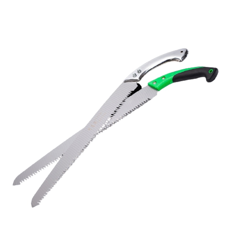 家用园林法耐手工锯子 500钢柄弯把锯