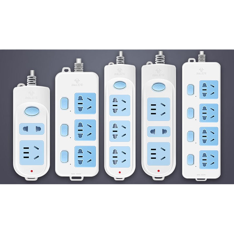 公牛(bull) 3米插线板 F416 96955