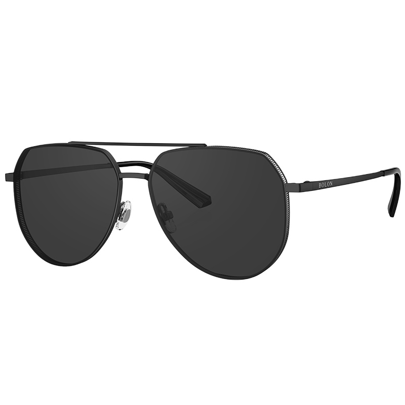 BOLON暴龙眼镜2021新品太阳镜男士偏光蛤蟆镜飞行员框墨镜BL7135