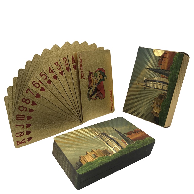 金箔扑克牌 XTL1013 57*87mm防水环保扑克(副)