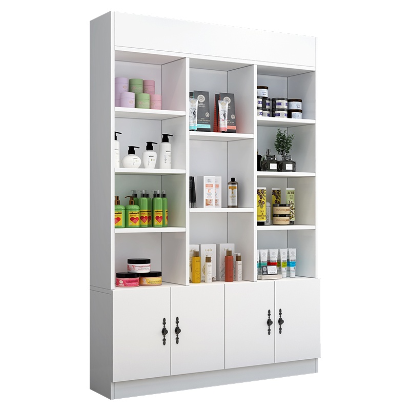 铭威盾精品化妆品展示柜隔断货柜货架展示架药店展柜美容院产品陈列柜子