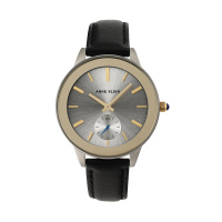 安妮克莱因（ANNE KLEIN）简约经典系列复古潮流时尚石英女士手表AK/2981TTBK