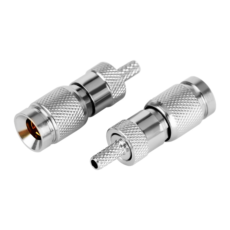 博扬 CC4接头2M头E1同轴连接器 阿尔卡特头中兴头 CC4-J通信SYV-75-1-1插头10个装 BY-CC4-1