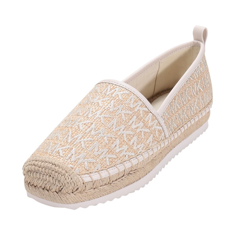 迈克·科尔斯 MICHAEL KORS 女士 织物配皮渔夫鞋麻编鞋40S1LNFP7D