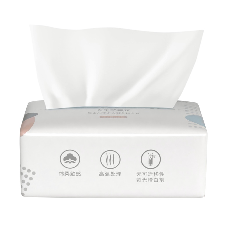 乐可爱 母婴专用纸 3层120抽*16包整箱装