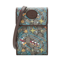 GUCCI 古驰 男女中性 Disney x Gucci系列帆布配皮单肩斜挎包手机包迷你款647927 2N9AT