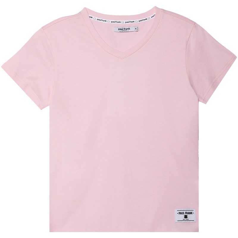 Paul Frank/大嘴猴 夏季新款简约基础短袖女小清新少女潮流T恤