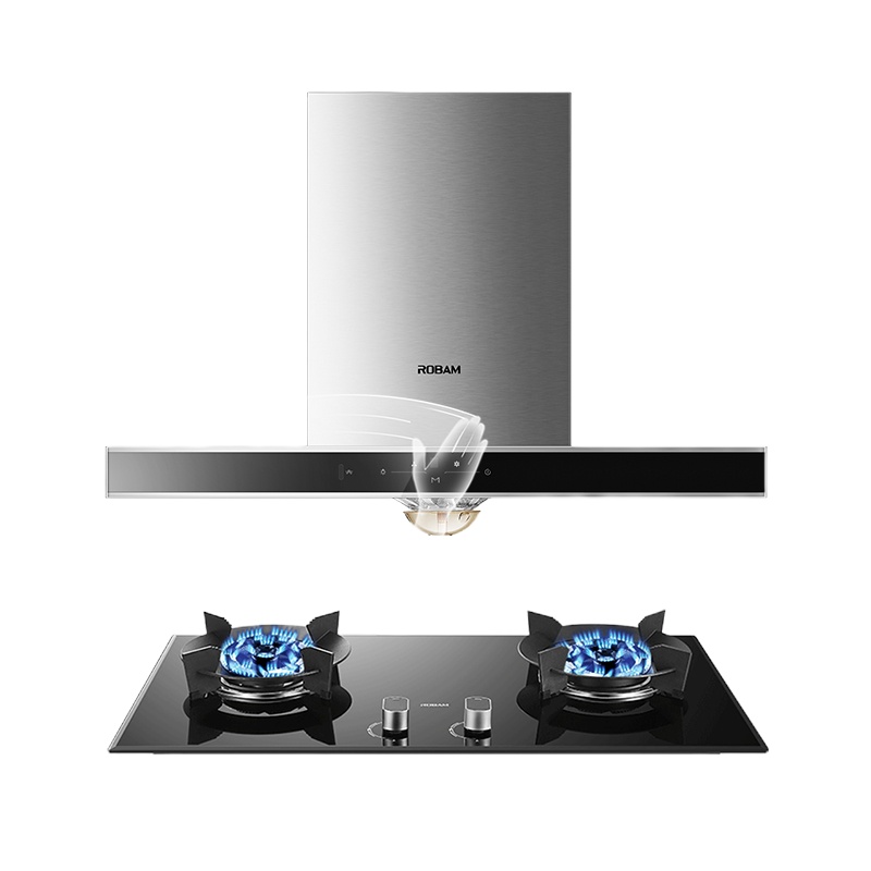 老板（ROBAM）67A5H+57B0（液化气）欧式烟灶套装家用