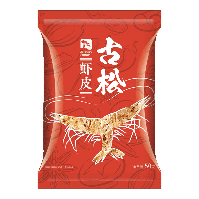 古松 虾皮 50g 海产干货 煲汤食材 生干虾米 二十年老品牌