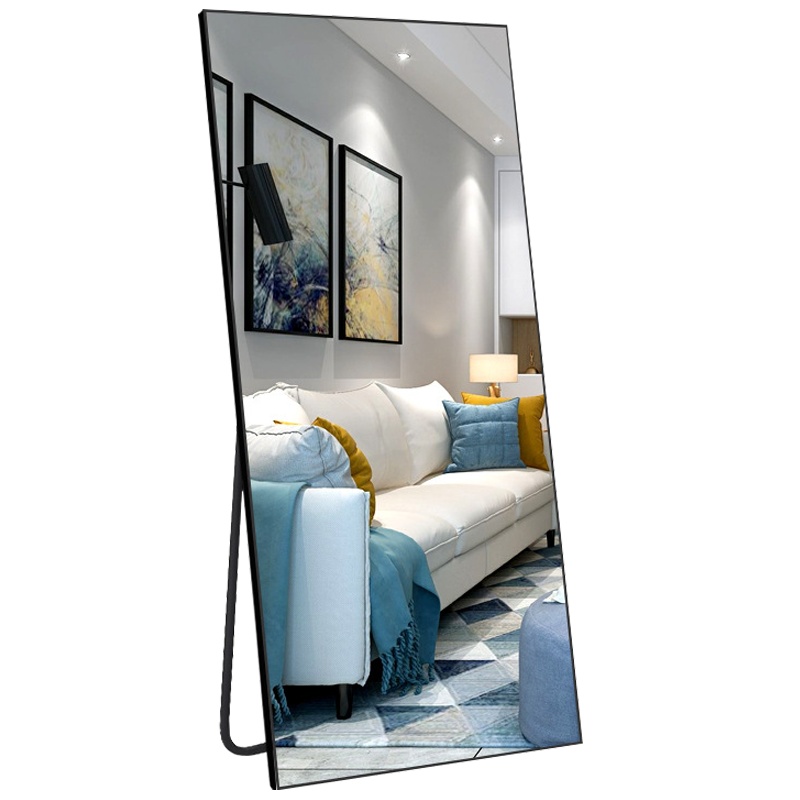 定制落地镜全身现代简约古达铝合金试衣镜试衣镜服装店大镜子
