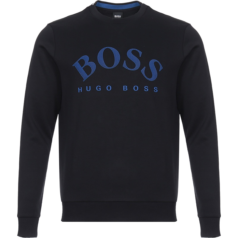 HUGO BOSS 雨果博斯 男士 棉质圆领卫衣运动衫 50430547