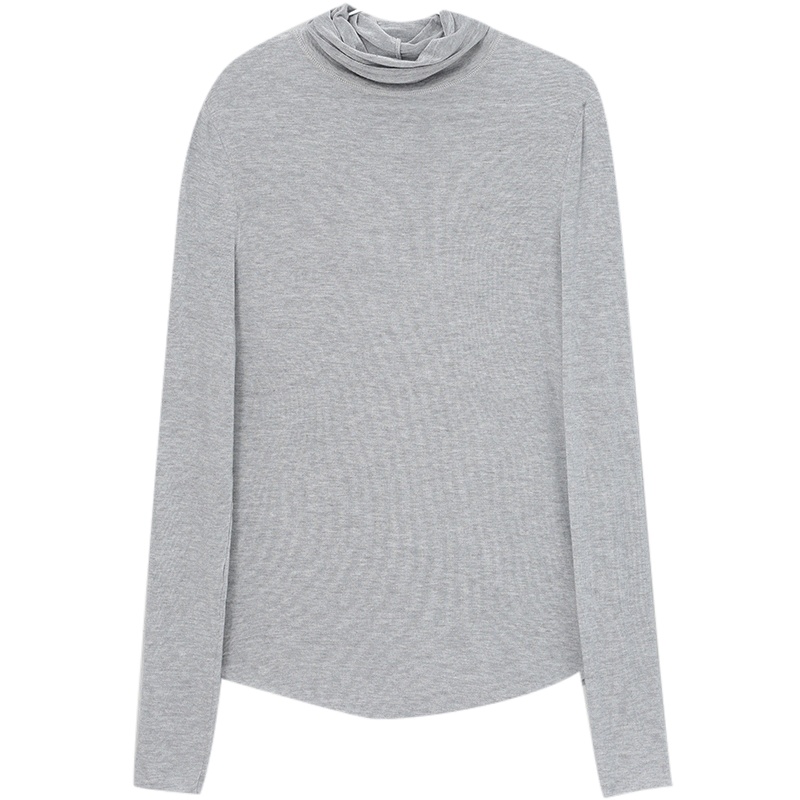 【商场同款】伊芙丽2019新款秋打底衫长袖套头针织衫女1191907992