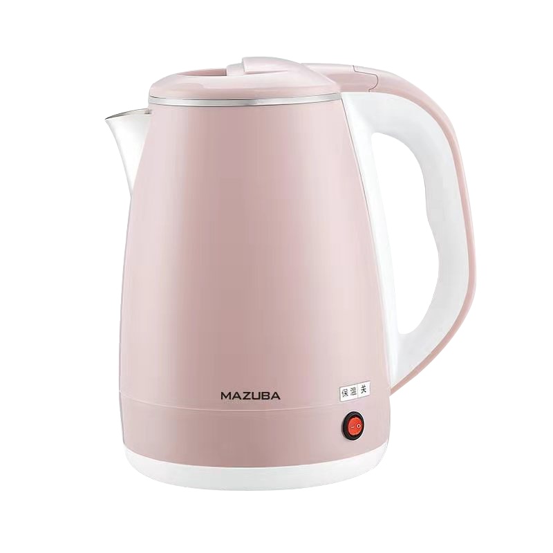 松桥电热水壶MK-MS2006F 双层防烫 1.8L 大容量 食品级内胆 快速煮水 烧水壶 电热水壶