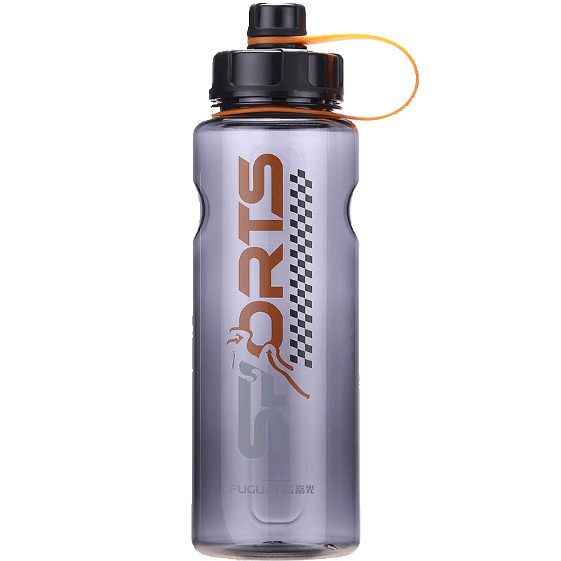 富光大容量塑料水杯子男女便携水瓶太空杯户外运动健身登上旅游水壶 力乐700ml 灰色