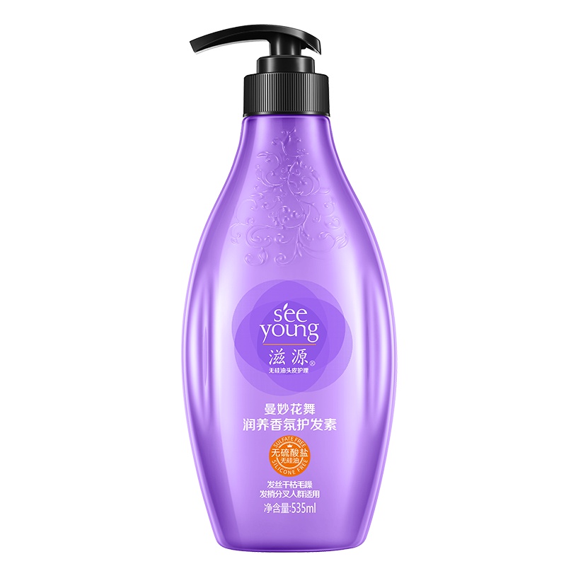 滋源(seeyoung)无硅油洗发水曼妙花舞-润养香氛护发素535ml